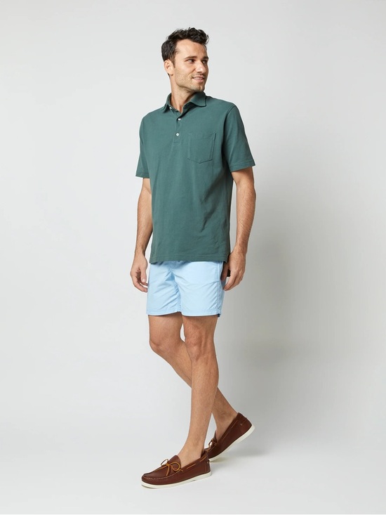 Sid Mashburn Other - Sid mashburn Zip-Front Mid-Length Swim Short Blue/White Seersucker 34” men’s